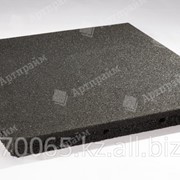 Резиновая плитка “Артпрайм“ 500*500*30, Чёрный фотография