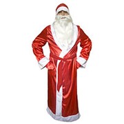 Карнавальный костюм "Дед Мороз", атлас, р. 44-46, рост 170 см