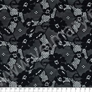 Ткань, гипюр с эластаном Арт.GL13, цвет чёрный, ширина 150см, 250м в наличии фотография
