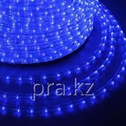 Дюралайт LED 2-х проводный, фиксинг, D-13мм, синий, 4,8W фото