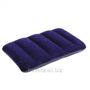 Надувная подушка Intex 68672 - 43х28х9см, синяя фото
