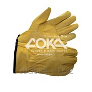 Перчатки кожаные желтые“ДРАЙВЕР“, RX 5003,10 фото
