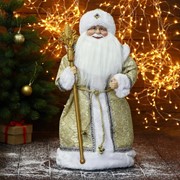 Дед Мороз “В золотой шубе, с посохом“ 22х50 см фотография