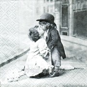 Салфетка для декупажа Поцелуемся фотография