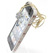 Бампер Metal Secret with Diamonds для iPhone 5/5S Silver фотография