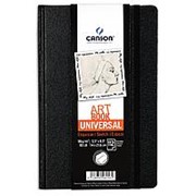 Canson Блокнот Canson Universal для зарисовок, 112 листов, 96 гр/м2, на магните, твердая обложка 14 x 21.6 см фотография