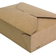 Бумажные контейнеры с прямоугольным дном BioBox 800 мл