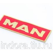 Табличка-карман с вышивкой MAN, черный Арт: tabl_man_black фото
