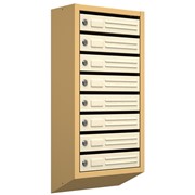 Вертикальный почтовый ящик Витерит-8, бежевый фото