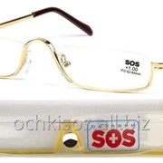 Очки для чтения SOS унисекс модель P 001 Gold фото