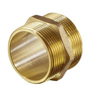 Ниппель редукционный пластиковый D1= 1/2“ D2= 3/8“ фото