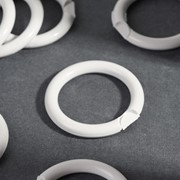 Кольцо для карниза, d 38/52 мм, цвет белый (комплект из 10 шт.) фото