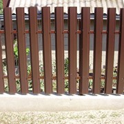 Штакетный забор из металла