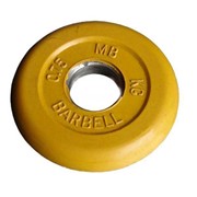 Диск обрезиненный MB Barbell d-26mm 0,75кг, цветной фотография