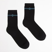 Носки мужские с махровым следом, цвет чёрный, размер 29 фото