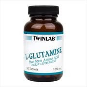 Twinlab L-Glutamine 1000 mg 50 tabs. L-глютамин в таблетках. фото
