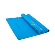 Коврик для йоги Starfit FM-102 (173x61x0,4 см) с рисунком синий фотография