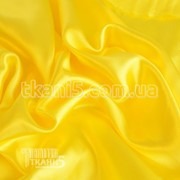 Ткань Атлас обычный лимоно-желтый 1639 фотография