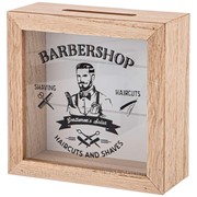 Копилка для мужчин barbershop 15*5*15 см фото