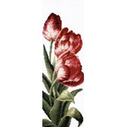 Набор для вышивания крестиком Палитра 01.008 “Тюльпаны“ 35см.*13см. фотография