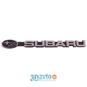 Шильдик металлопластик “SUBARU“ + эмблема 175*15мм (скотч) фото