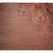 Фотообои “Красная кирпичная стена“ 6-А-623 (2 полотна), 300x270 см фото