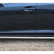 Пороги Toyota Venza 2008-2016 (вариант 1 труба 63 мм) фото
