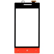 Сенсорное стекло (тачскрин) 4“, для HTC 8S A620e черный + красный, 800x480 (WVGA) фото