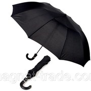 Зонт складной с кожаным держателем (23“*10) фото
