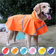 Дождевик для животных Прозрачный плащ На открытом воздухе Куртка Собака Щенячья одежда Водонепроницаемы фото