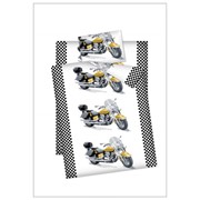 Постельные подростковые ткани 150 см / 70258-03 Мотоциклы фото