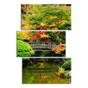 Картина Ручей в японском саду фотография