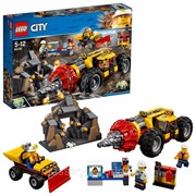 Конструктор LEGO City Mining Тяжелый горный бурильщик 60186 294 детали (5702016109528) фото
