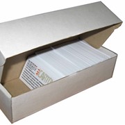 Коробочки для визиток большого размера вместимость 500 визиток/ упаковка для пластиковых карт фото