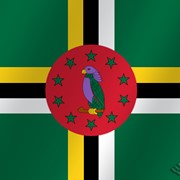 Флаг национальный Доминика фото