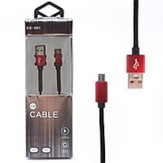 USB Data Кабель XS-001 Micro USB Red (Красный) фотография
