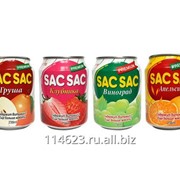 Напиток безалкогольный Sac-Sac с кусочками/мякотью натуральных фруктов фото