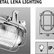 Влагозащищенные стационарные светильники Lena Lighting OVAL 100 SIMETAL