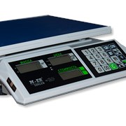 Весы торговые M-ER 326-32.5 с АКБ без стойки LCD фото