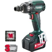 Аккумуляторный ударный гайковерт METABO SSW 18 LTX 400 BL (602205500)