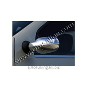 Хром накладки на зеркала Dacia Logan 2005-2008 фото