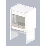 Шкаф вытяжной для муфельных печей ЛАБ-1200 ШВП (керамическая плитка)