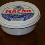 Масло сладко-сливочное несоленое 72,5% “Белорусское подворье“ фото
