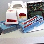 Коробки из ламинатов картона для упаковки мороженного и фаст-фуда