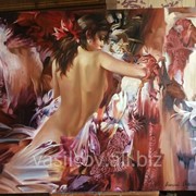 Картина: “Девушка с лилиями“ фотография