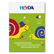 Brunnen Альбом 25л/25цв Heyda с цветным картоном, 240х340мм, 300г 47725-09