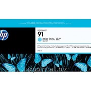Картридж HP 91 Pigment Light Cyan Ink Cartridge фото