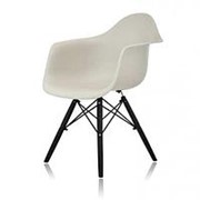 Кресло Eames Style DAW Black (бежевый) фотография