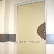 Дверь звукоизоляционная 42 Db в пластике SPI 1,3 мм фото