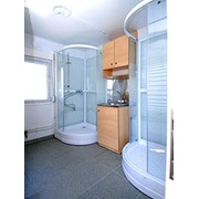 Вагон-дом с офисом и душевой фото